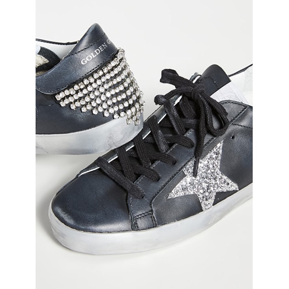 Golden Goose Superstar Sneakers with Chain